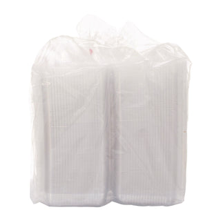 Dart® Staylock Clear Hinged Container, Plastic, 8 3/10 x 7 4/5 x 3, 125/Bag, 2BG/CT (C51UT1DART)
