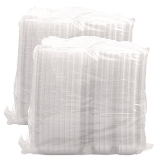 Dart® ClearSeal Hinged-Lid Plastic Containers, 8 1/4 x 3 x 8 1/4, Clear 125/PK 2 PK/CT (DCCC90PST3)