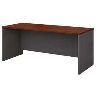Bush® Series C Collection 72W Desk Shell, 71.13w x 29.38d x 29.88h, Hansen Cherry/Graphite Gray (BSHWC24436)