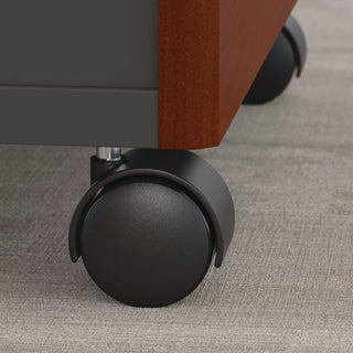Bush® Series C Collection 3 Drawer Mobile Pedestal (Assembled), 15.75w x 20.25d x 27.88h, Hansen Cherry (BSHWC24453SU)