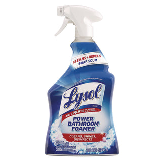 LYSOL® Brand Disinfectant Power Bathroom Foamer, Liquid, Atlantic Fresh, 32 oz Spray Bottle, 12/Carton (RAC02699CT)