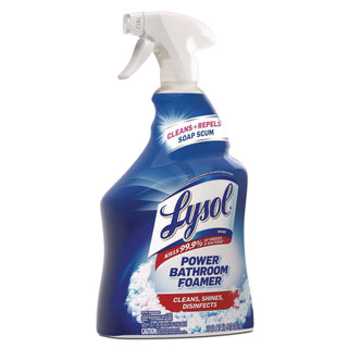 LYSOL® Brand Disinfectant Power Bathroom Foamer, Liquid, Atlantic Fresh, 32 oz Spray Bottle, 12/Carton (RAC02699CT)