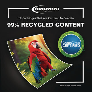 Innovera® Remanufactured Cyan Ink, Replacement for HP 972 (L0R86AN), 3,000 Page-Yield (IVRL0R86AN)