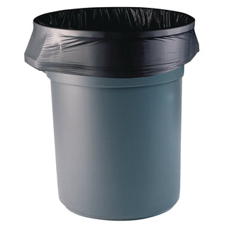 AccuFit® Linear Low Density Can Liners with AccuFit Sizing, 32 gal, 0.9 mil, 33" x 44", Black, 100/Carton (HERH6644TKR01)