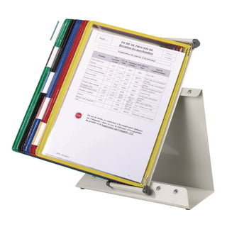djois® by Tarifold Desktop Reference Starter Set with Ten Display Pockets, 20 Sheet Capacity (TFID291)