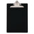 Saunders Recycled Plastic Clipboard with Ruler Edge, 1" Clip Cap, 8 1/2 x 12 Sheet, Black (SAU21603)