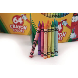 Crayola® Classic Color Crayons in Flip-Top Pack with Sharpener, 64 Colors (CYO52064D)