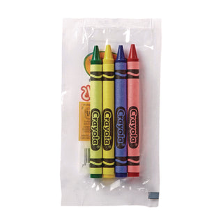 Crayola® Classic Color Crayons in Cello Pack, 4 Colors, 4/Pack, 360 Packs/Carton (CYO520083)