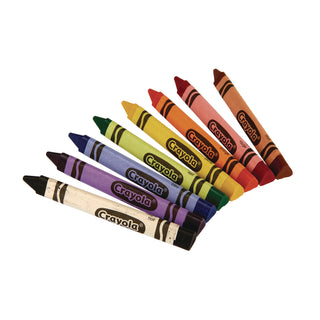 Crayola® Triangular Crayons, 8 Colors/Box (CYO524008)