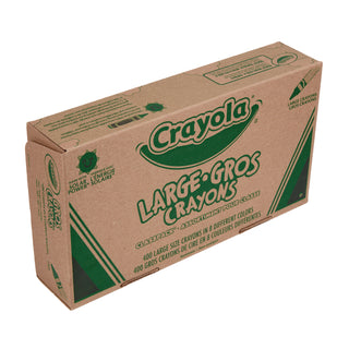 Crayola® Classpack Large Size Crayons, 50 Each of 8 Colors, 400/Box (CYO528038)
