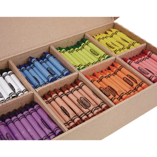 Crayola® Classpack Large Size Crayons, 50 Each of 8 Colors, 400/Box (CYO528038)