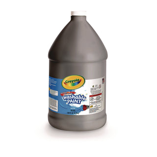 Crayola® Washable Paint, Black, 1 gal (CYO542128051)