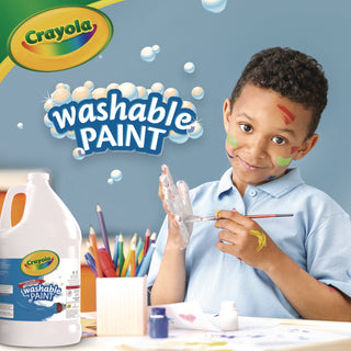 Crayola® Washable Paint, White, 1 gal (CYO542128053)