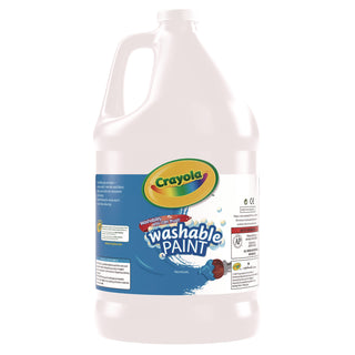 Crayola® Washable Paint, White, 1 gal (CYO542128053)