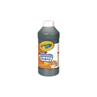 Crayola® Washable Fingerpaint, Black, 16 oz (CYO551316051)