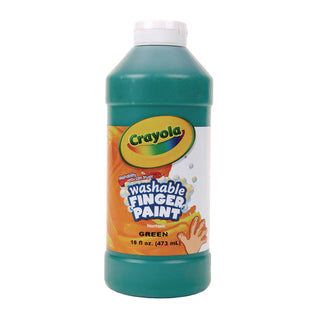 Crayola® Washable Fingerpaint, Green, 16 oz (CYO551316044)