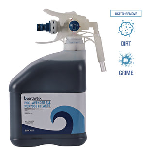 Boardwalk® PDC All Purpose Cleaner, Lavender Scent, 3 Liter Bottle, 2/Carton (BWK4811)