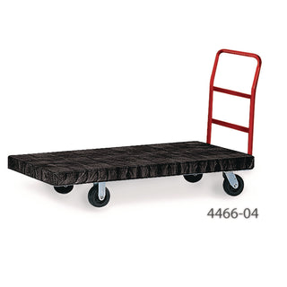 Rubbermaid® Commercial Heavy-Duty Platform Truck Cart, 1,200 lb Capacity, 24 x 48 Platform, Black (RCP4436-10BLA)