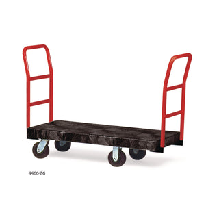 Rubbermaid® Commercial Heavy-Duty Platform Truck Cart, 1,200 lb Capacity, 24 x 48 Platform, Black (RCP4436-10BLA)