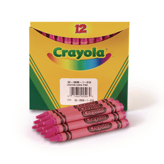 Crayola® Bulk Crayons, 12/BX, Pink (CYO520836010)