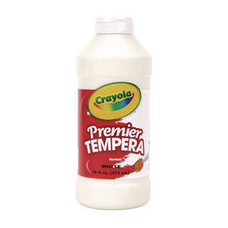 Crayola® Tempera Paint, White, 16 oz (BIN541216053)