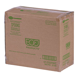 Eco-Products® Cutlery for Cutlerease Dispensing System, Spoon, 6", White, 960/Carton (ECOEPCE6SPWHT)