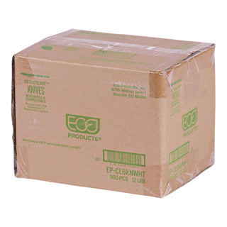 Eco-Products® Cutlery for Cutlerease Dispensing System, Knife, 6", White, 960/Carton (ECOEPCE6KNWHT)