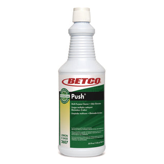 Betco® Green Earth Bioactive Solutions PUSH Drain Cleaner, Lemon and Sage Scent, 32 oz Bottle, 12/Carton (BET26071200)