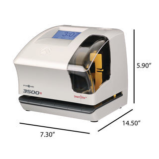 Pyramid Technologies 3500 Smart Site Punch Card Time Clock System, DC Powered Operation, Light Gray (PTI3500SS)
