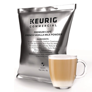 Keurig® Premium Cafe Powders, French Vanilla, 16 oz Bag, 12/Carton (KEU5000370310)