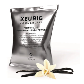 Keurig® Premium Cafe Powders, French Vanilla, 16 oz Bag, 12/Carton (KEU5000370310)