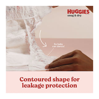 Huggies® Snug and Dry Diapers, Size 2, 12 lbs to 18 lbs, 100/Carton (KCM54646)
