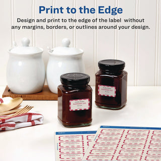 Avery® White Dissolvable Labels w/ Sure Feed, 1 1/4 x 2 3/8, White, 90/PK (AVE4224)