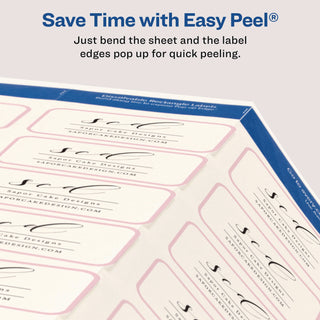 Avery® White Dissolvable Labels w/ Sure Feed, 1 1/4 x 2 3/8, White, 90/PK (AVE4224)
