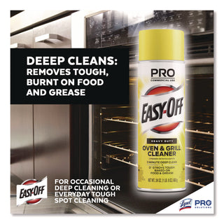 Professional EASY-OFF® Oven and Grill Cleaner, 24 oz Aerosol, 6/Carton (RAC85261)