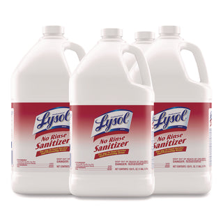 Professional LYSOL® Brand No Rinse Sanitizer Concentrate, 1 gal Bottle, 4/Carton (74389RC)