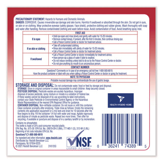 Professional LYSOL® Brand No Rinse Sanitizer Concentrate, 1 gal Bottle, 4/Carton (74389RC)