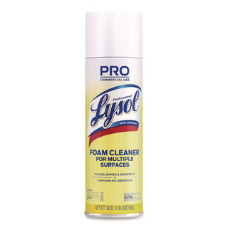 Professional LYSOL® Brand Disinfectant Foam Cleaner, 24oz Aerosol, 12/Carton (RAC02775CT)