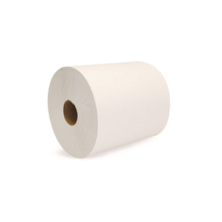 Boardwalk® Boardwalk Green Universal Roll Towels, 1-Ply, 8" x 800 ft, Natural White, 6 Rolls/Carton (BWK17GREEN)