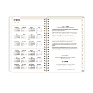 Blue Sky® Day Designer "Secret Garden Mint" Academic Year Weekly/Monthly Notes Planner, 8 x 5, 12-Month (July to June): 2024-2025 (BLS137900)