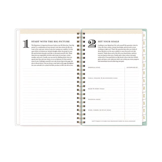 Blue Sky® Day Designer "Secret Garden Mint" Academic Year Weekly/Monthly Notes Planner, 8 x 5, 12-Month (July to June): 2024-2025 (BLS137900)