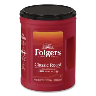 Folgers® Classic Roast Ground Coffee, Classic Roast, 40.3 oz Canister (FOL30419EA)