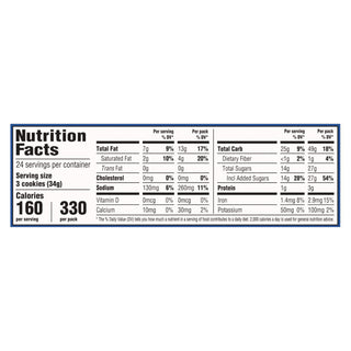 Nabisco® Oreo Cookies Single Serve Packs, Chocolate, 2.4 oz Pack, 6 Cookies/Pack, 12 Packs/Box (CDB00470)