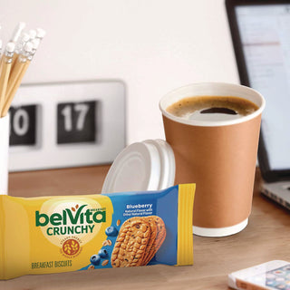 Nabisco® belVita Breakfast Biscuits, Blueberry, 1.76 oz Pack (CDB02908BX)