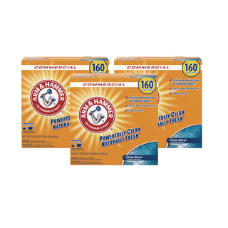 Arm & Hammer™ Powder Laundry Detergent, Clean Burst, 9.86 lb, Box, 3/Carton (CDC3320000109)