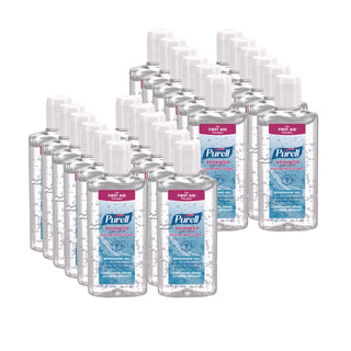 PURELL® Advanced Hand Sanitizer Refreshing Gel, Clean Scent, 4 oz Flip-Cap Bottle, 24/Carton (965124GOJ)
