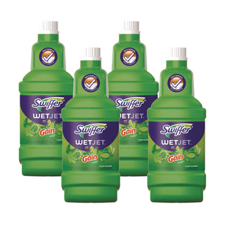 Swiffer® Wet Jet Multi-Purpose System Refill, Gain Scent, 1.25 Liter Bottle, 4/Case (PGC77809)