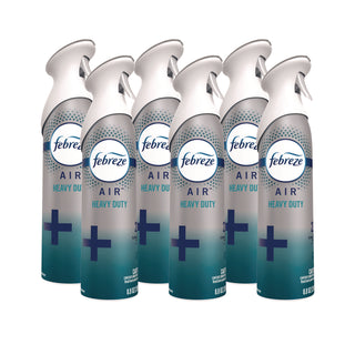 Febreze® Air Effects, Heavy Duty Crisp Clean Scent, Aerosol, 8.8 oz. Can, 6/Case (PGC96257)