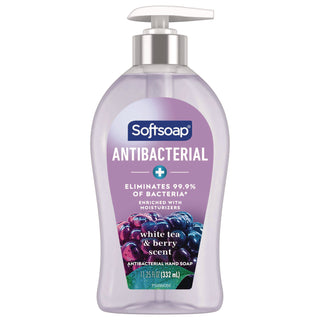 Softsoap® Antibacterial Hand Soap, White Tea & Berry Fusion, 11 1/4 oz Pump Bottle (CPC44573EA)
