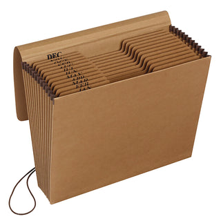 Pendaflex® Kraft Indexed Expanding File, 12 Sections, 1/12-Cut Tab, Letter Size, Brown (ESSK17MOX)